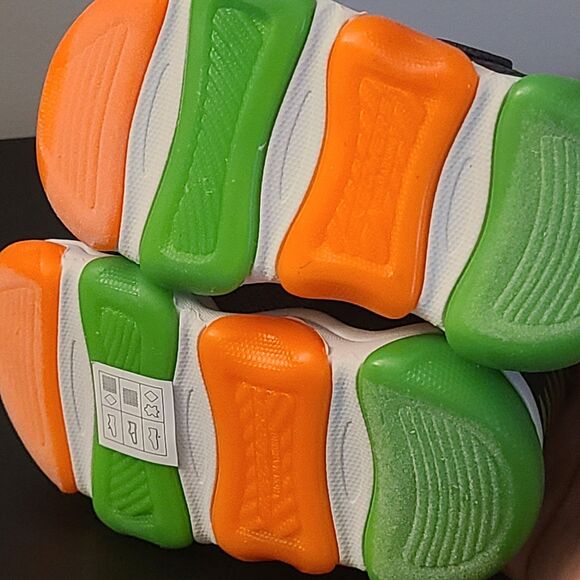 S Lights By Skechers Dinosaur Bolt 2.0 Sneakers Stretch Toddler Boy Size 7 New - Picture 7 of 9